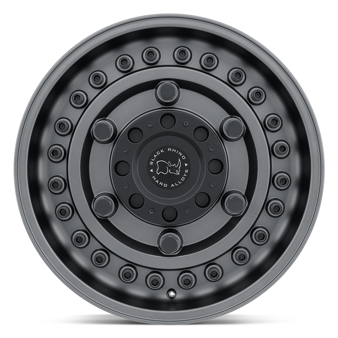 18" Black Rhino Armory 18x9.5 8x6.5 Gun Black Wheel 6mm For Chevy GMC Ram Rim