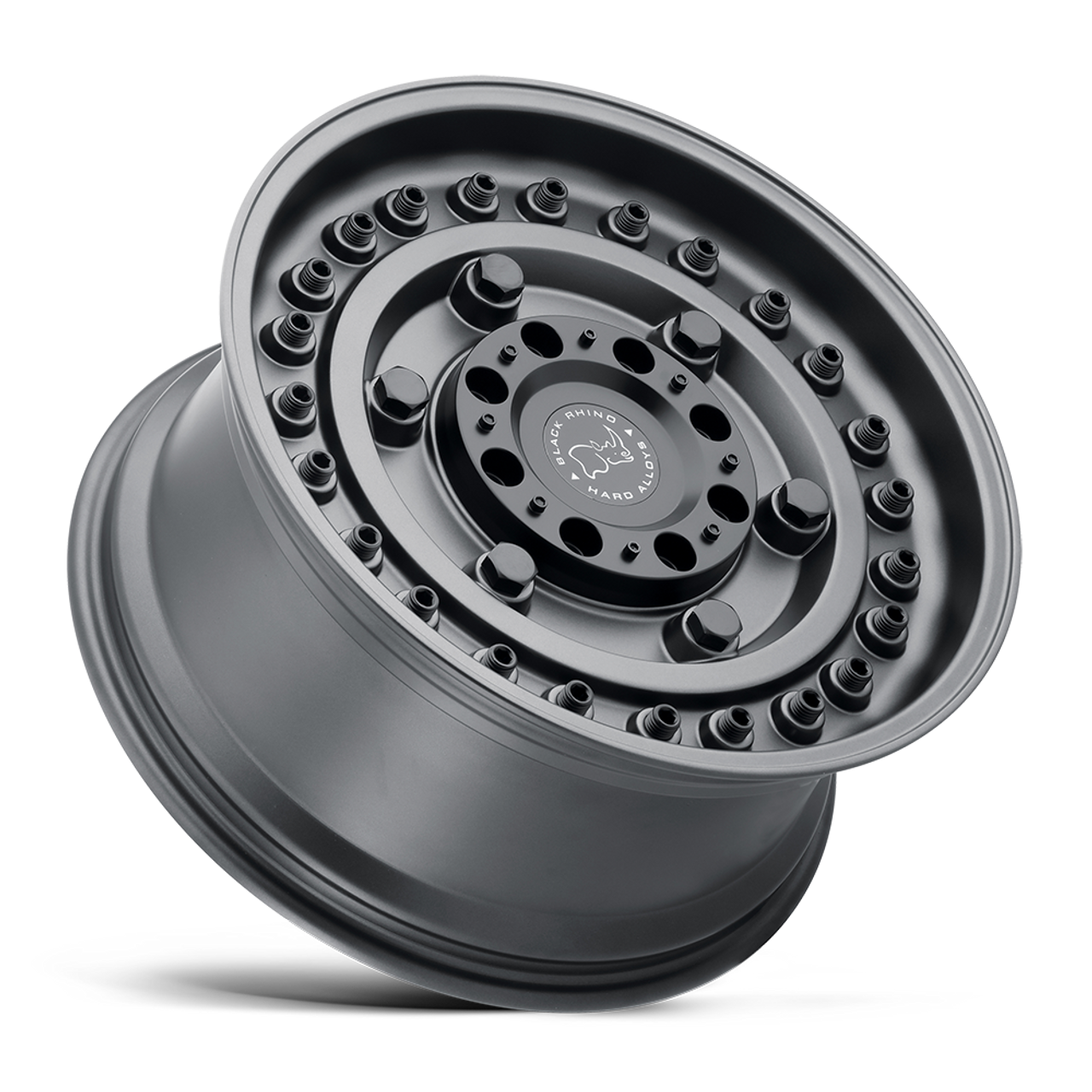 18" Black Rhino Armory 18x9.5 8x6.5 Gun Black Wheel 6mm For Chevy GMC Ram Rim