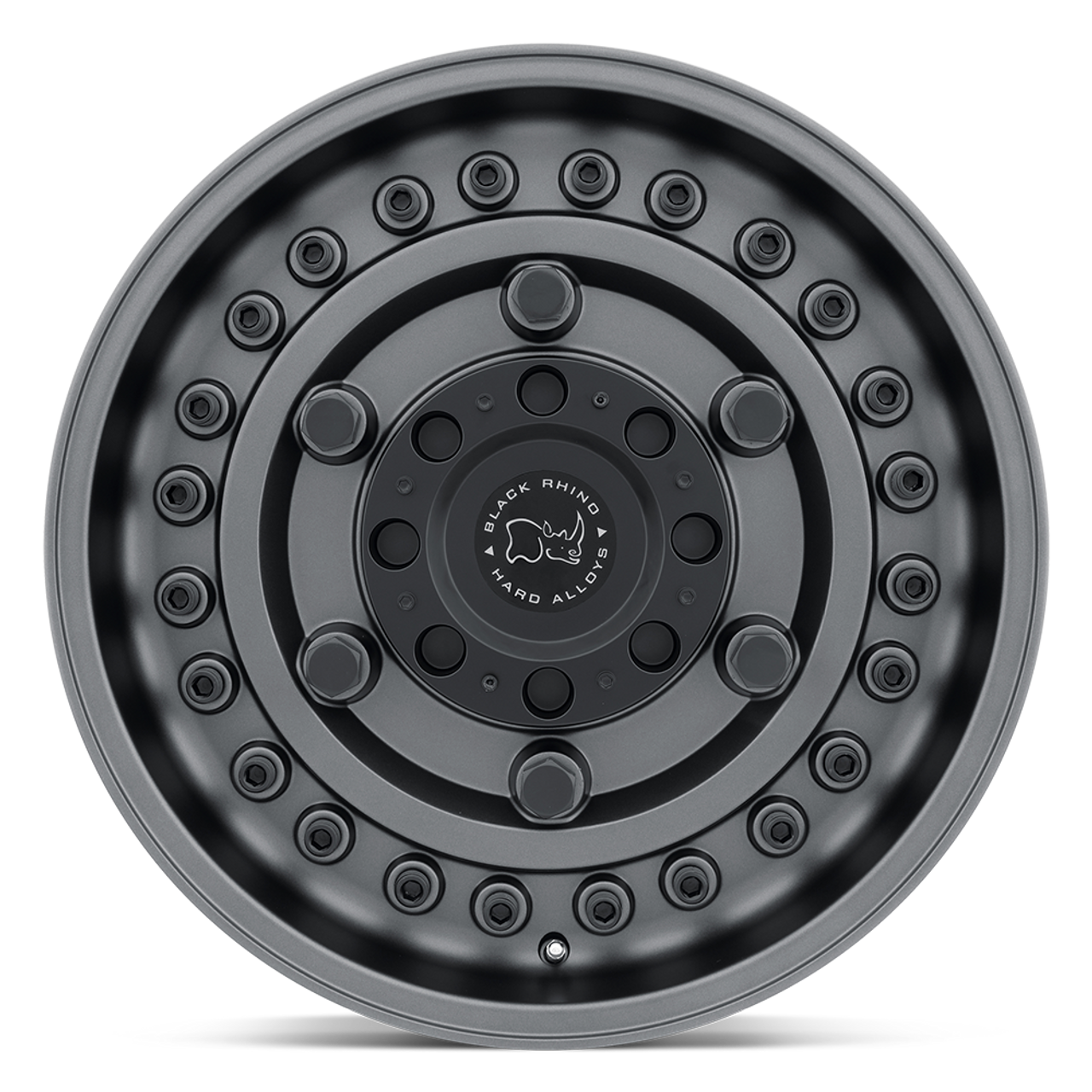 18" Black Rhino Armory 18x9.5 8x6.5 Gun Black Wheel 6mm For Chevy GMC Ram Rim