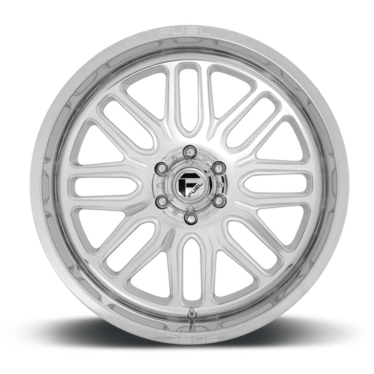 Set 4 Fuel D721 Ignite 22x12 5x5 High Luster Polished Wheels 22" -43mm Rims