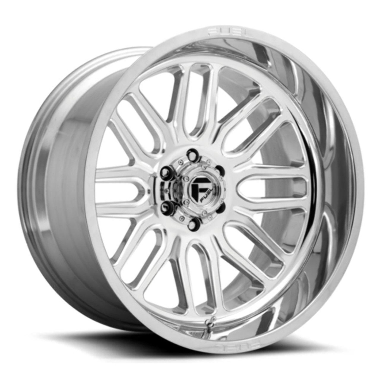 Set 4 Fuel D721 Ignite 22x12 6x135 High Luster Polished Wheels 22" -43mm