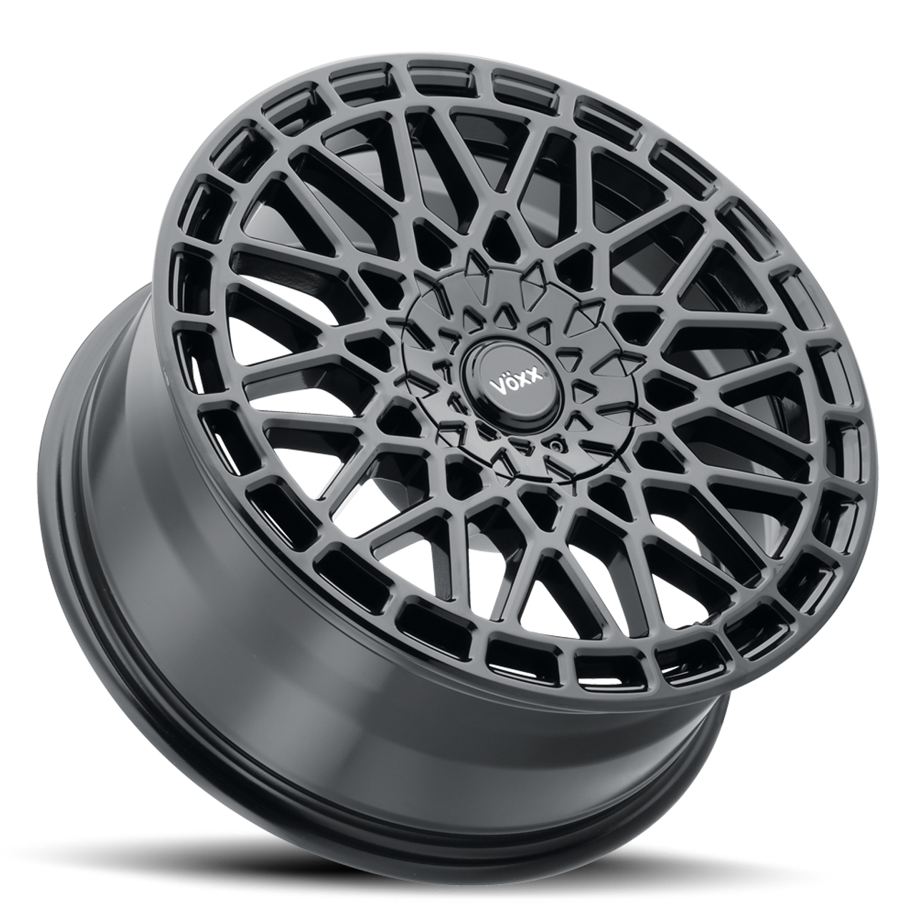 Set 4 18" Voxx Enzo Gloss Black Wheels 18x8 5x4.5 5x5 32mm Rims