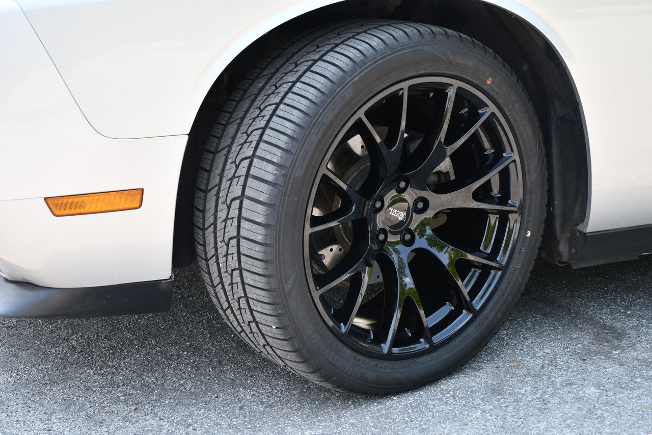 Set 4 20" Voxx Replica Hellcat Gloss Black Wheels 20x9 6x5.5 27mm Rims