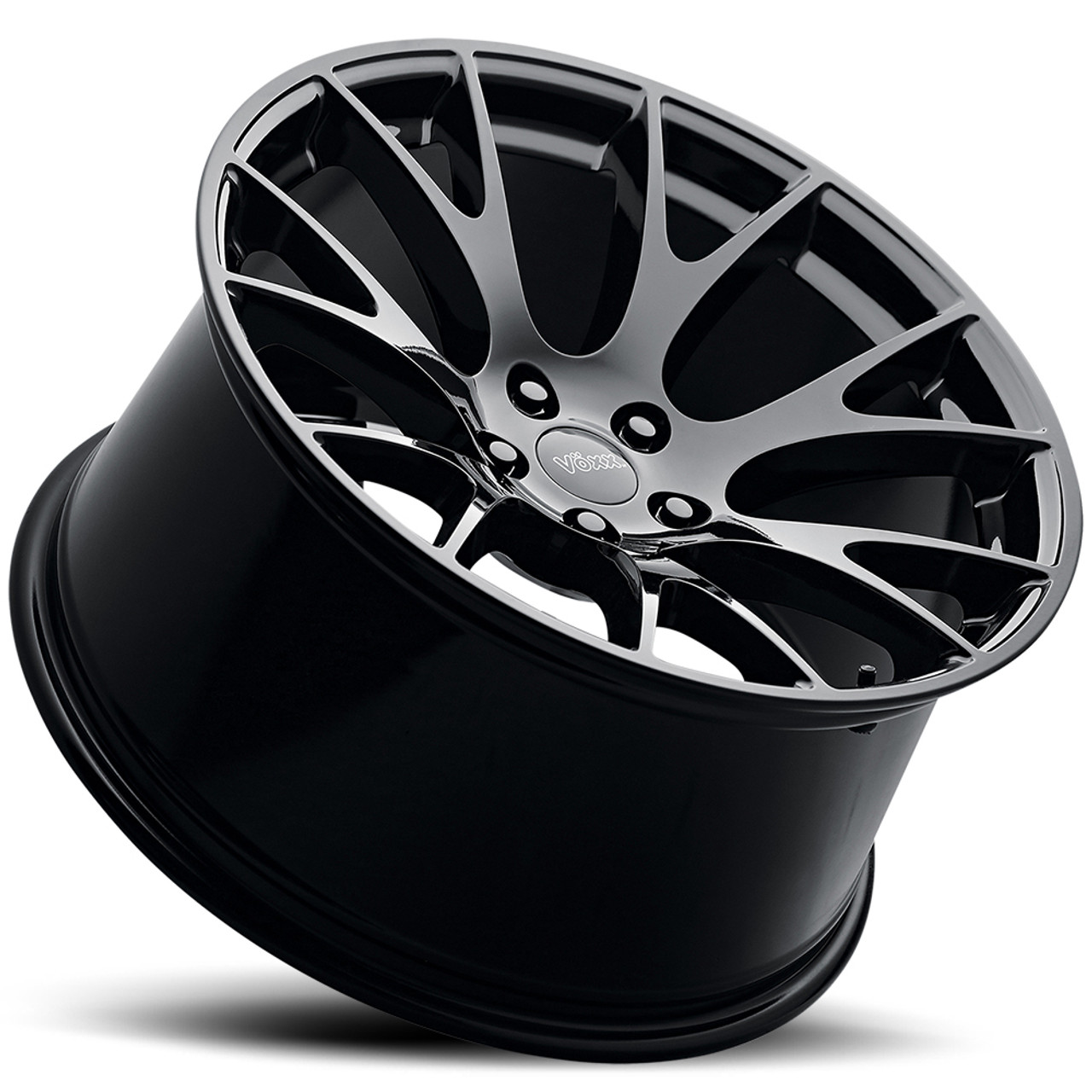 20" Voxx Replica Hellcat Gloss Black Wheel 20x9 5x5 22mm Rim For Jeep