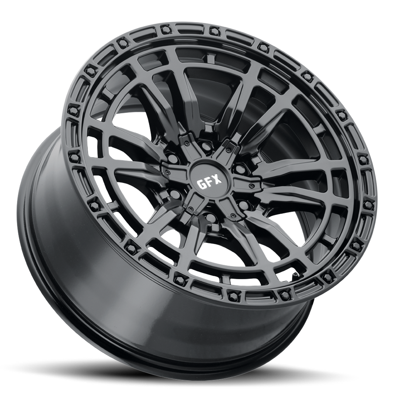 20" Voxx G-FX TR-24 Matte Black Wheel 20x9 6x5.5 12mm For Chevy GMC Cadillac Rim