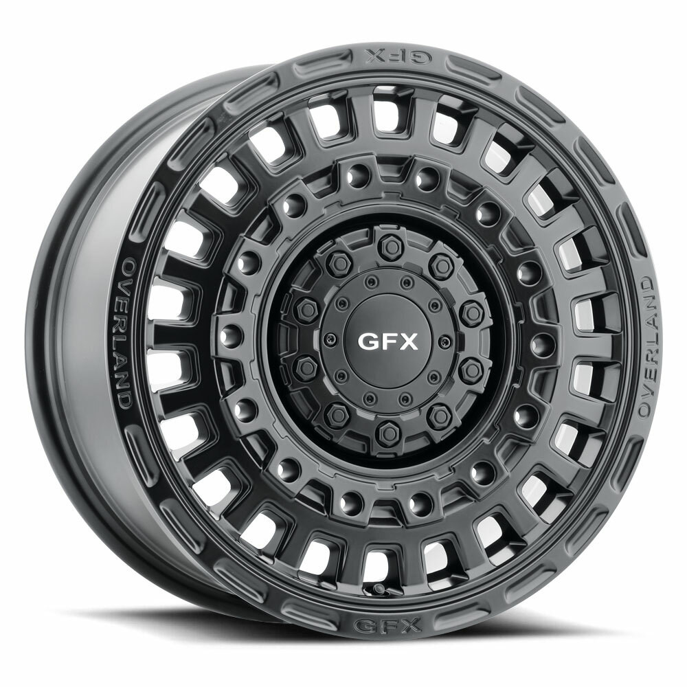 16" Voxx G-FX MV3 Matte Black Wheel 16x6.5 5x130 5x160 40mm Rim