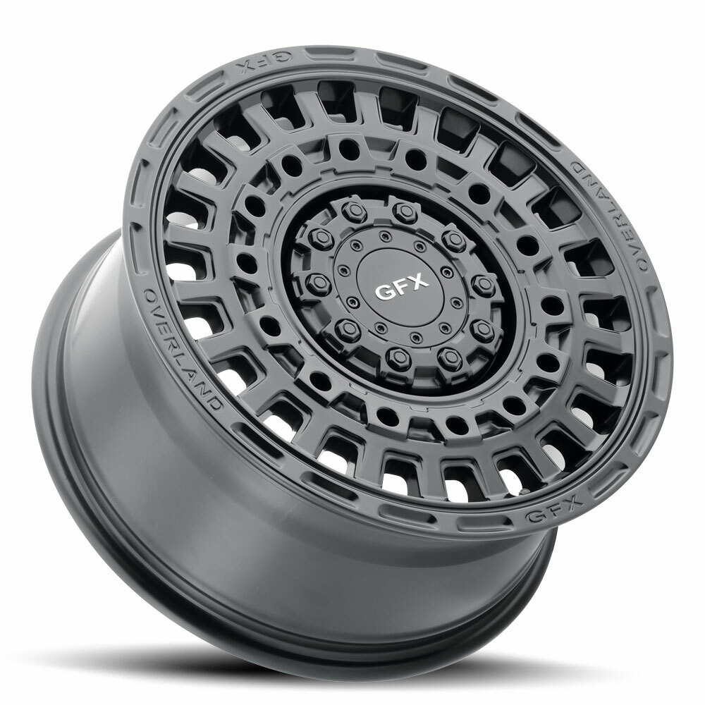 Set 4 16" Voxx G-FX MV3 Matte Black Wheels 16x6.5 5x130 5x160 40mm Rims