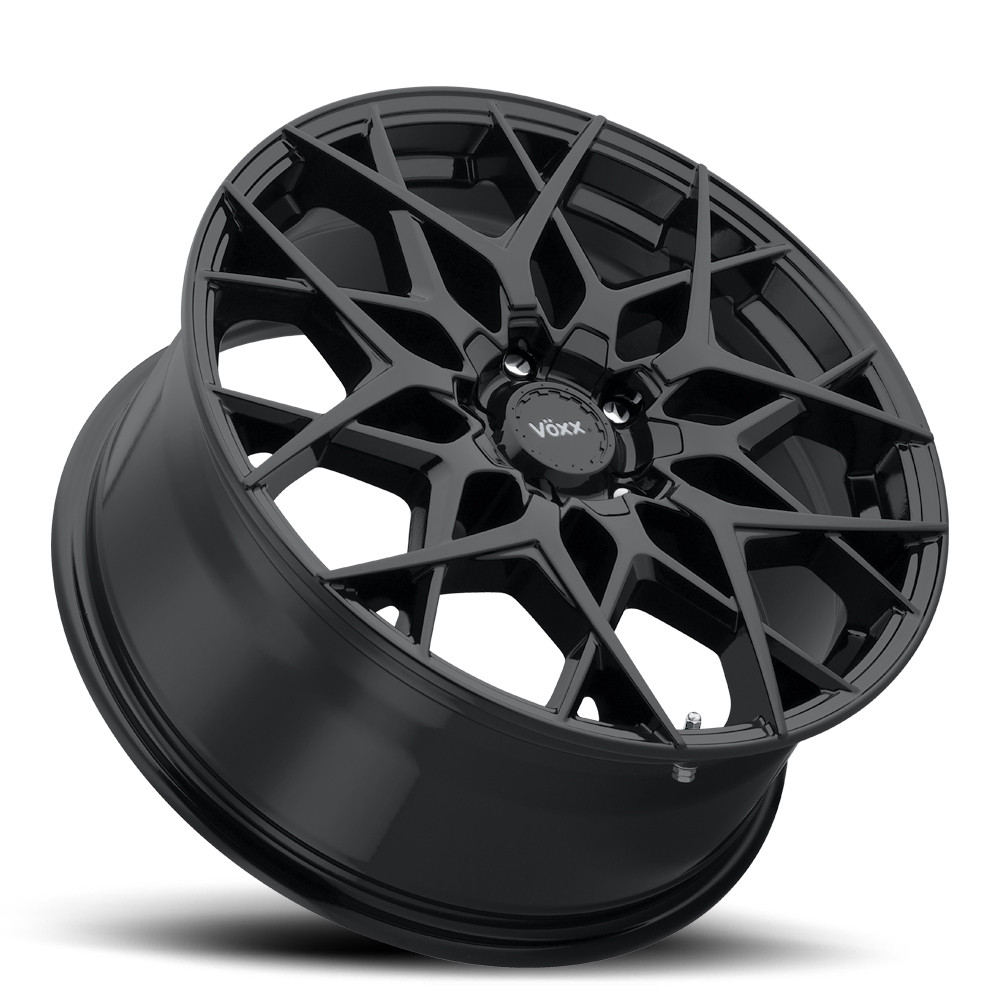 Set 4 18" Voxx Paso Matte Black Wheels 18x8 5x110 5x115 45mm Rims