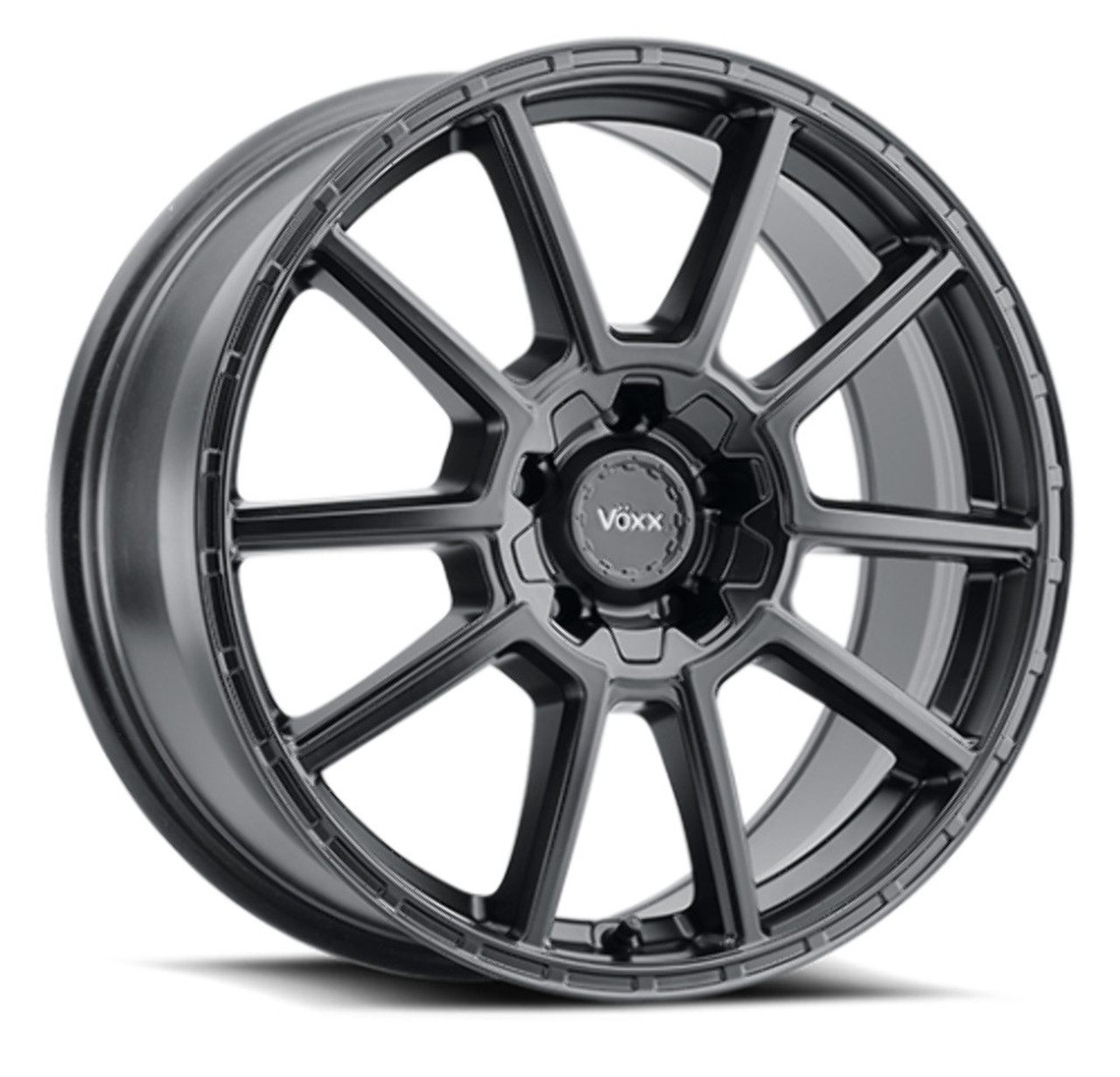 Set 4 16" Voxx Monte Matte Black Wheels 16x7 5x100 5x4.5 40mm Rims