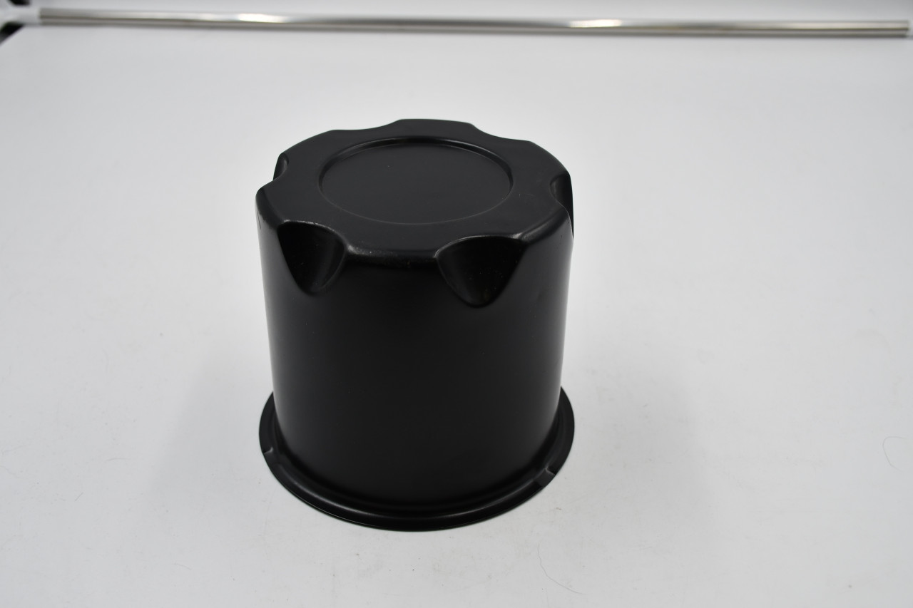 Aftermarket/Blank Black Wheel Center Cap Hub Cap C111 5.75" Push through No logo