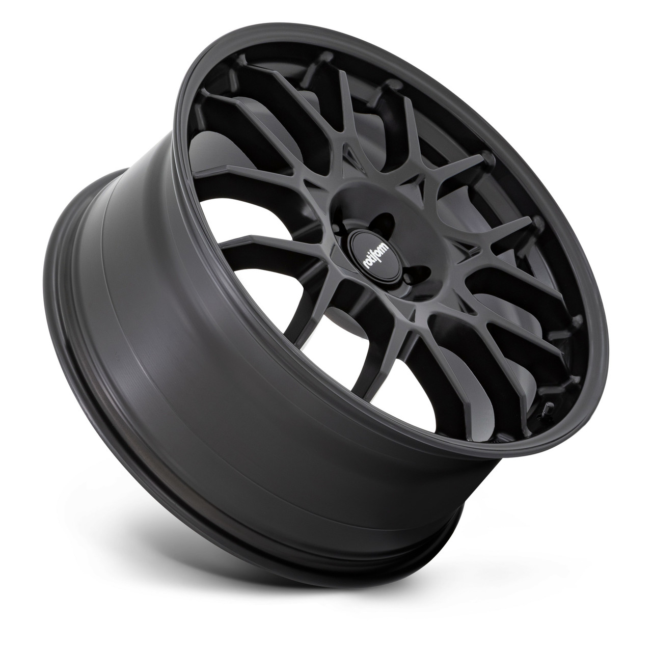 Set 4 Rotiform R195 Zws 21x9.5 5x112 Matte Black Wheels 21" 25mm Rims