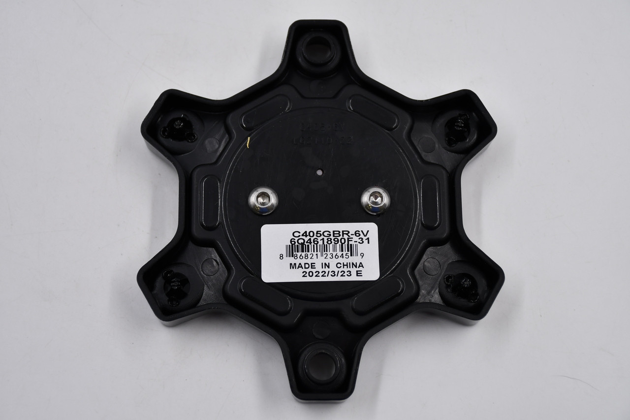 Vision 405 Korupt C405GBR-6V Black w/ Red Wheel Center Cap Hub Cap 6x5.5 6x135