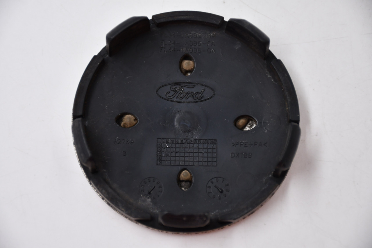 Ford Polished Aluminum & Blue Wheel Center Cap Hub Cap FL34-1A096-BA 3" OEM '15-'19 Ford F-150 Expedition