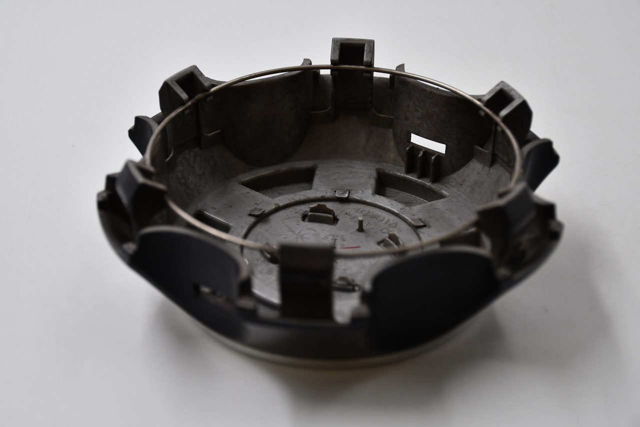 Toyota Gloss Black & Brushed Aluminum Wheel Center Cap Hub Cap TOY-5.5-6L 5.5" OEM '14-'19 Toyota 4 Runner & FJ Cruiser, 17" Wheel