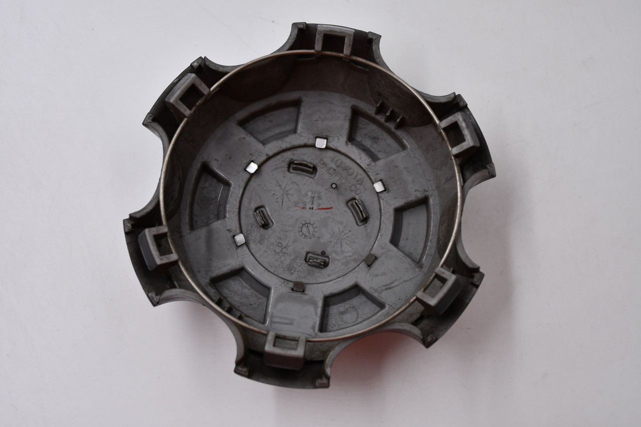 Toyota Gloss Black & Brushed Aluminum Wheel Center Cap Hub Cap TOY-5.5-6L 5.5" OEM '14-'19 Toyota 4 Runner & FJ Cruiser, 17" Wheel