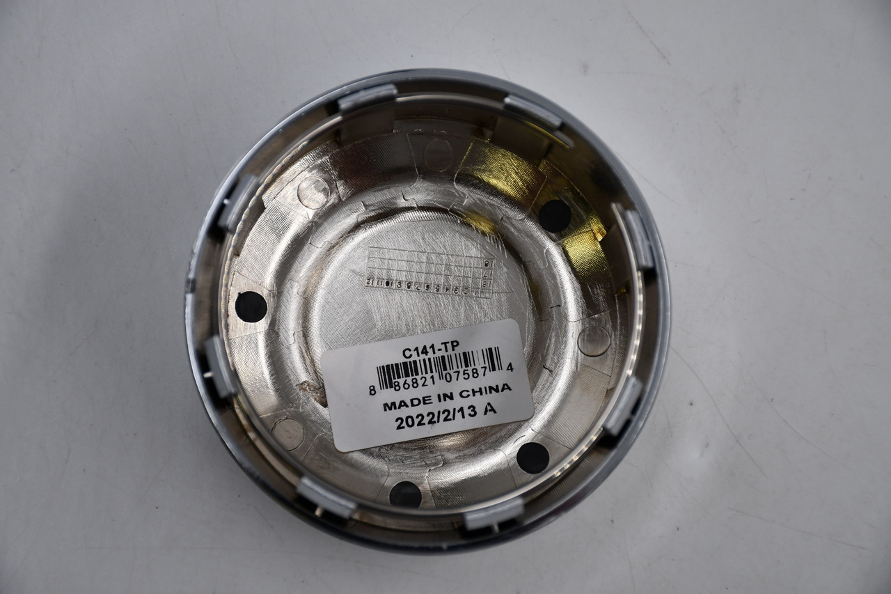 Vision 141 Legend 5 Chrome Wheel Center Cap Hub Cap C141-T 3.5" Plain No Logo
