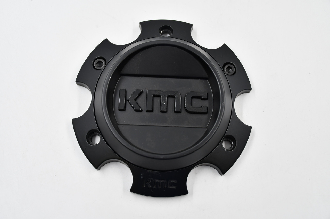 KMC Wheels Satin Black Logo Wheel Center Cap Hub Cap T163H145-6-H30-S7 6 Lug