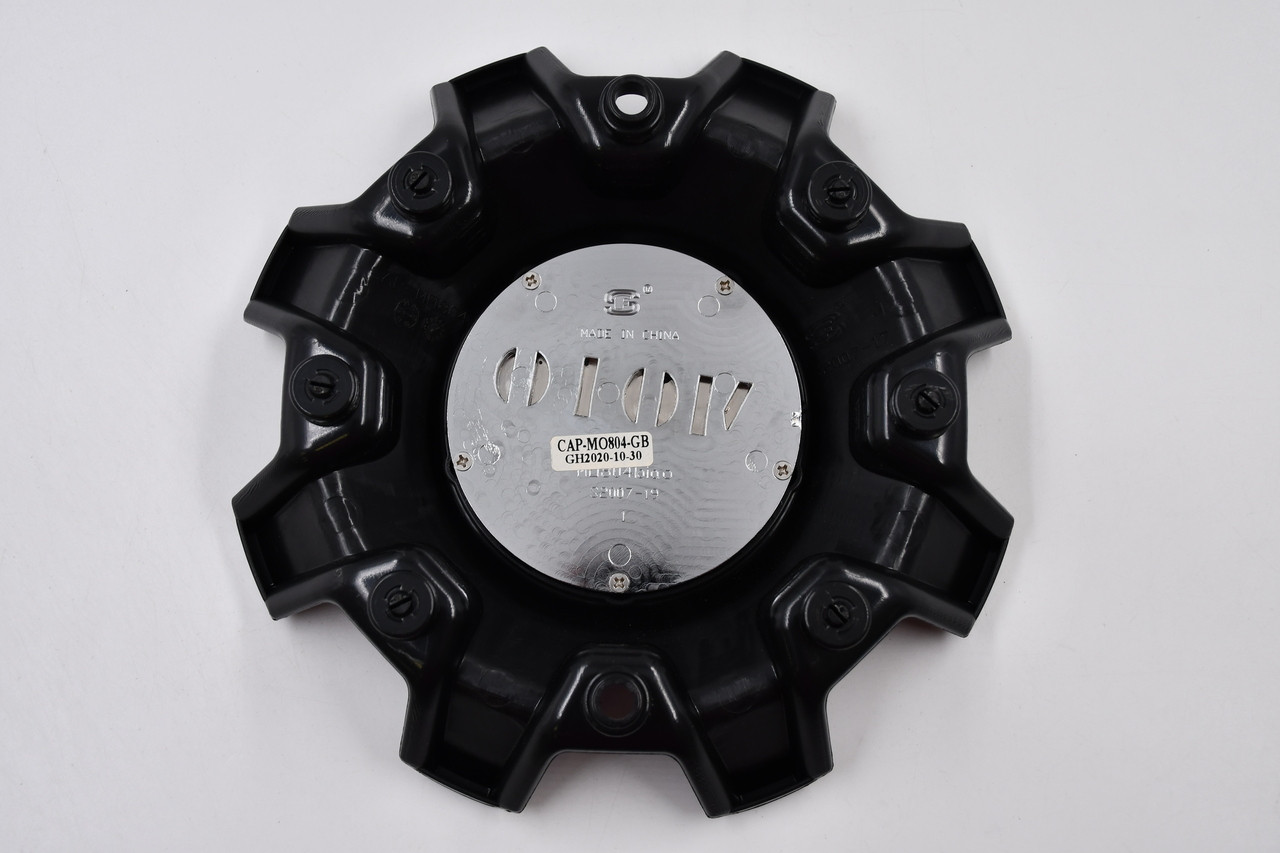 Moto Metal Gloss Black Wheel Center Cap CAP-MO804-GB MO804 Spider 22x10 20x10