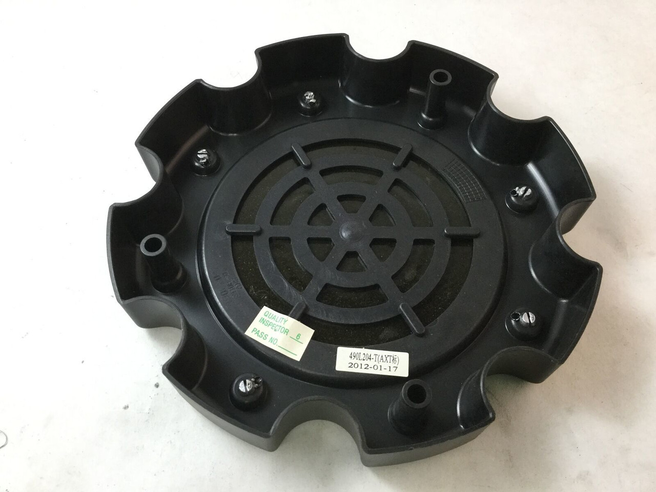 ATX Series 189 Teflon Black Front Dually Wheel Center Cap for 8x200/8x210 AR5