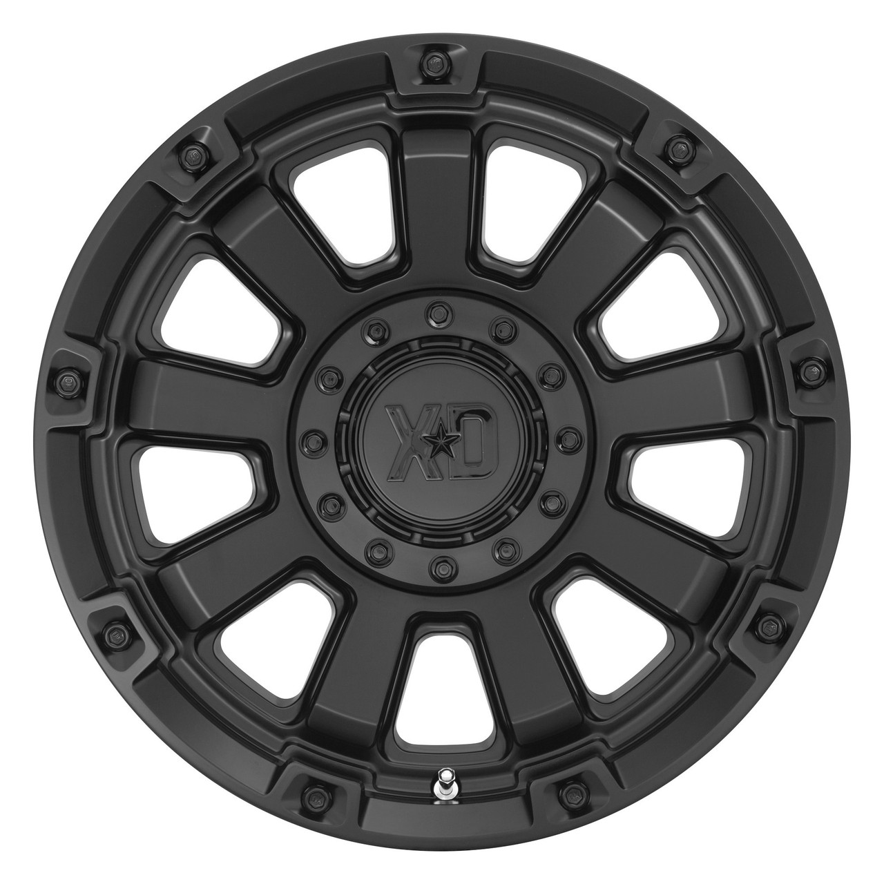 Set 4 XD XD852 Gauntlet 20x10 6x135 6x5.5 Satin Black Wheels 20" -18mm Rims