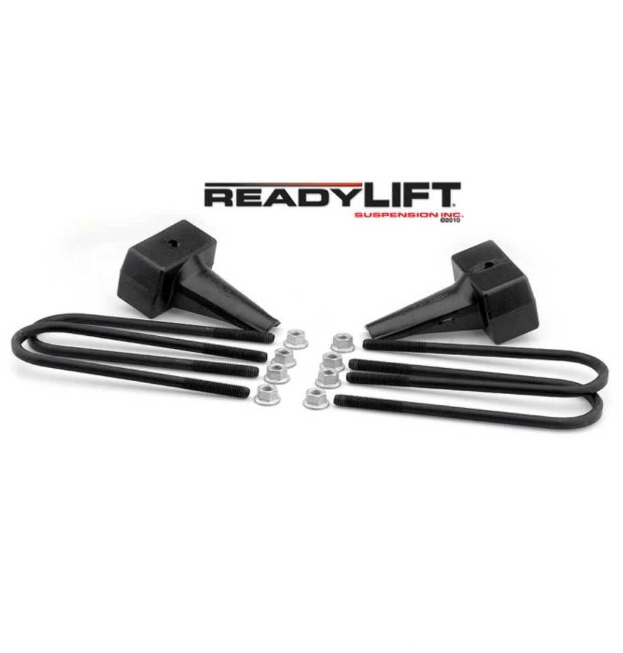 Readylift 4'' Tapered Rear Block Kit 1pc Drive Shaft fits 99-10 Ford F250/F350/F450 66-2094