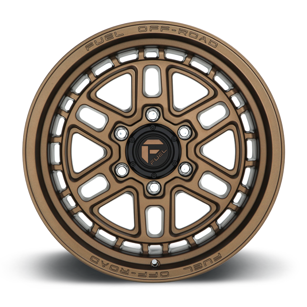 Set 4 Fuel D669 Nitro 17x9 6x5.5 Matte Bronze Wheels 17" -12mm Offroad Rims
