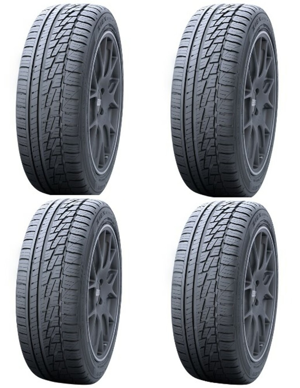 Set 4 215/55ZR17 Falken Ziex ZE950 A/S 94W Tires 2155517