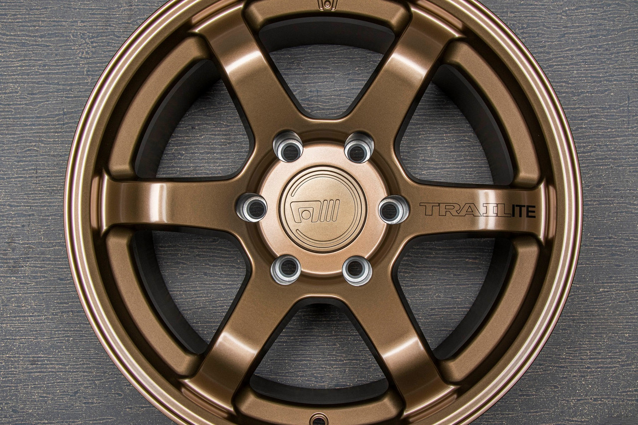 Set 4 Motegi MR150 Trailite 17x8.5 6x4.5 Matte Bronze Wheels 17" 18mm Rims