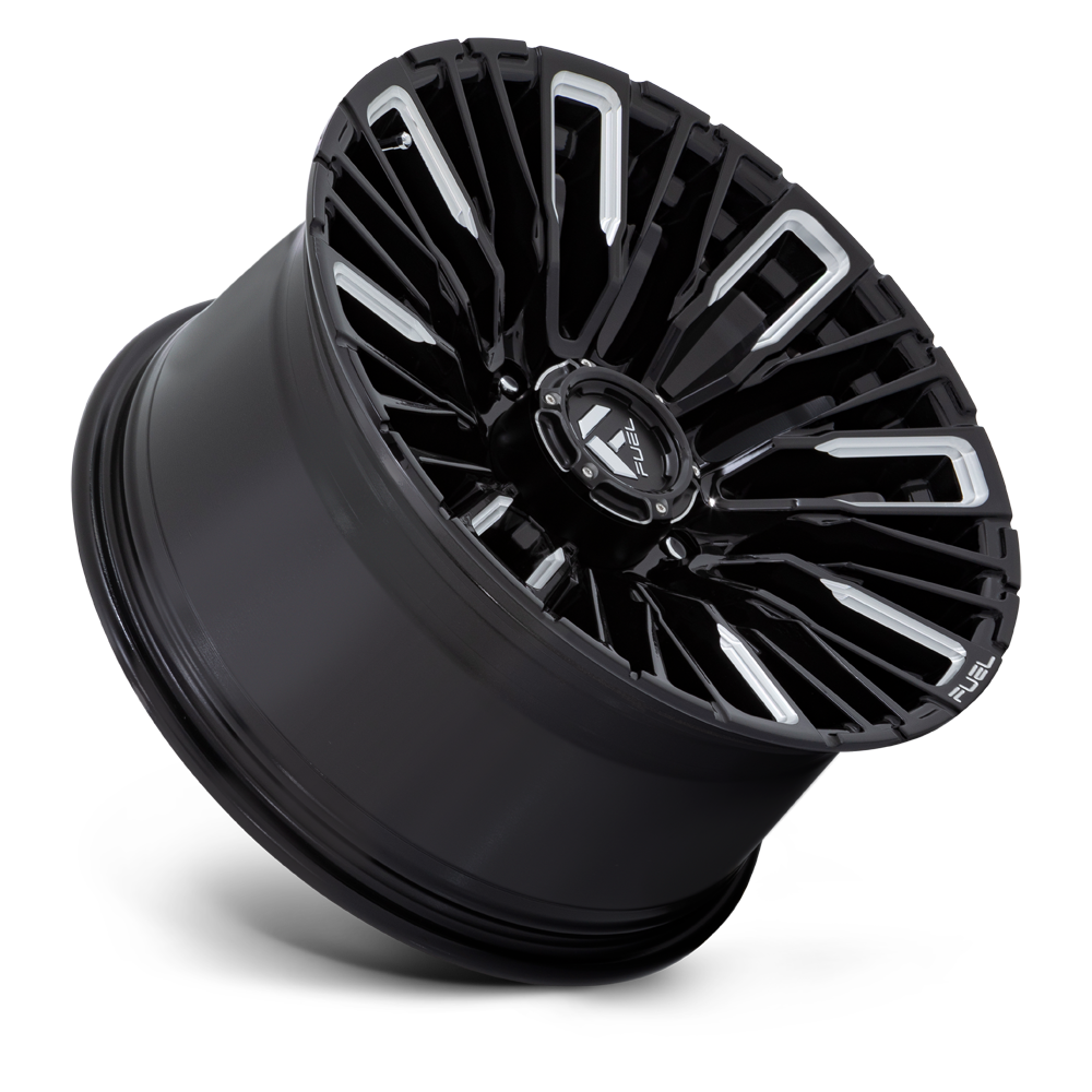 Set 4 Fuel D849 Rebar 20x10 8x170 Gloss Black Milled Wheels 20" -18mm Rims