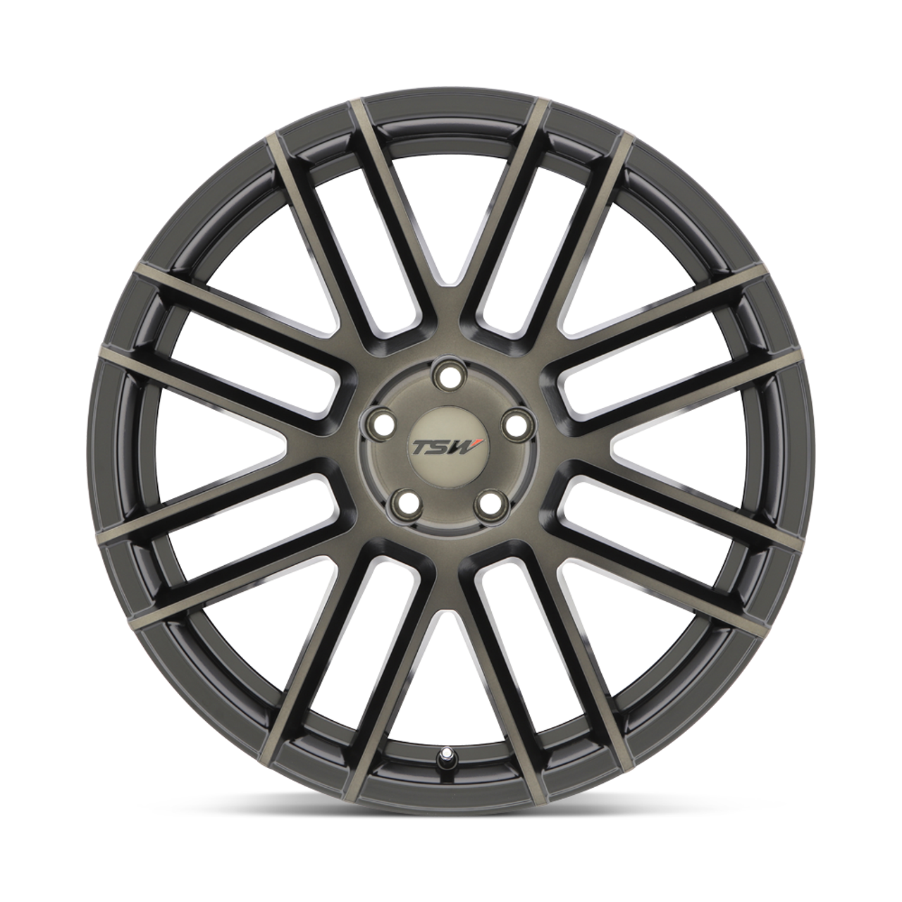 TSW Mosport 20x10.5 5x120 Matte Black W  Machine Face & Dark Tint Wheel 20" 25mm