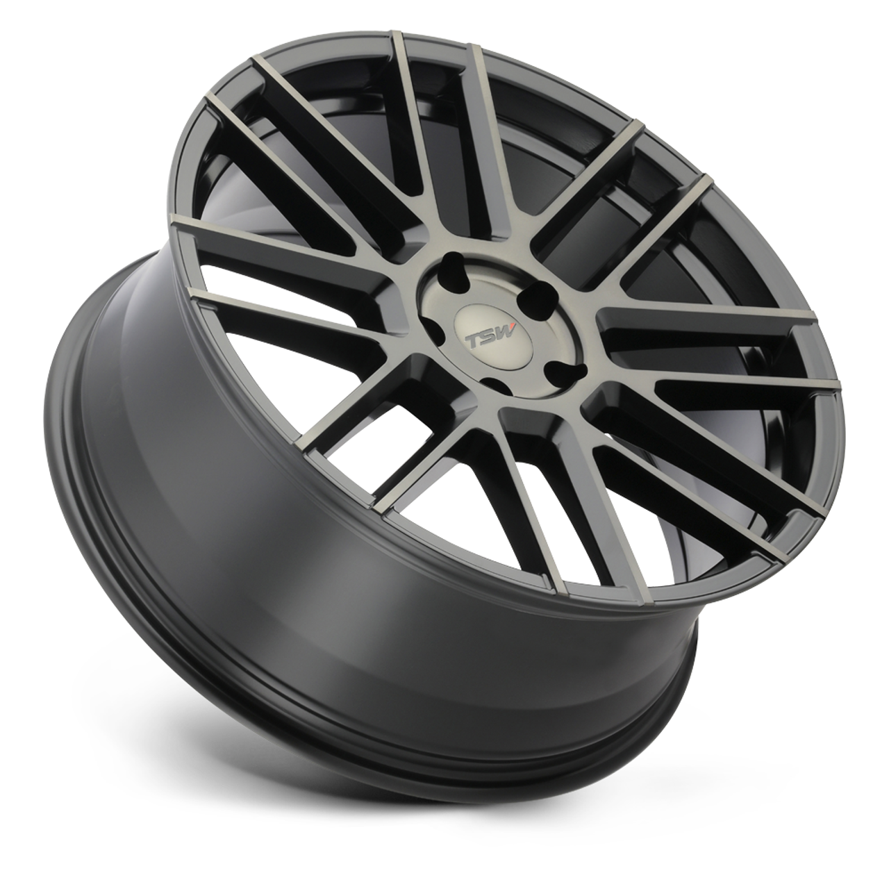 TSW Mosport 20x10.5 5x120 Matte Black W  Machine Face & Dark Tint Wheel 20" 25mm