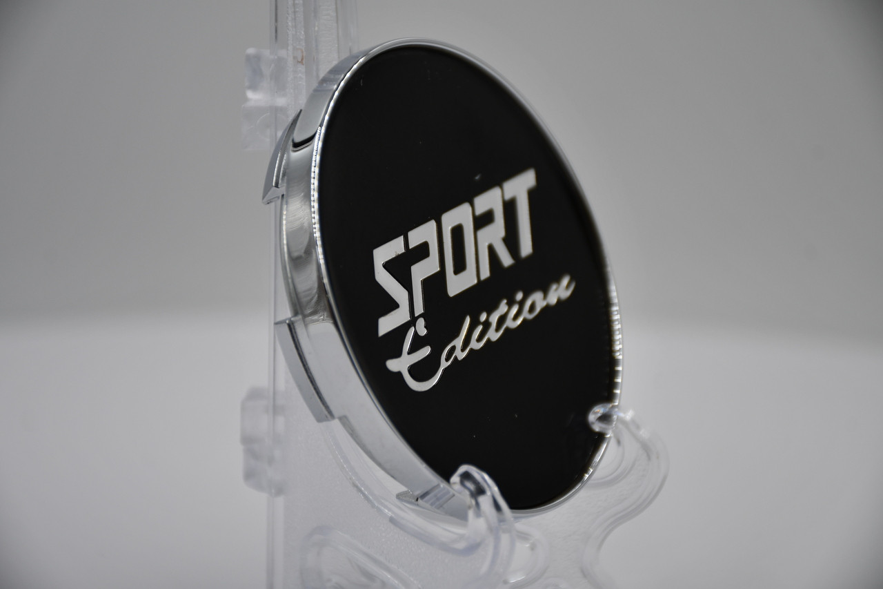Sport Edition Black on Chrome Center Cap MG-P1669H-2 SE-BS70 JH3-1