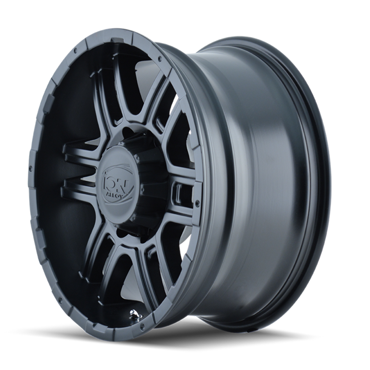 16" Ion 179 16x8 Matte Black 6x4.5 Wheel 10mm Rim For Nissan