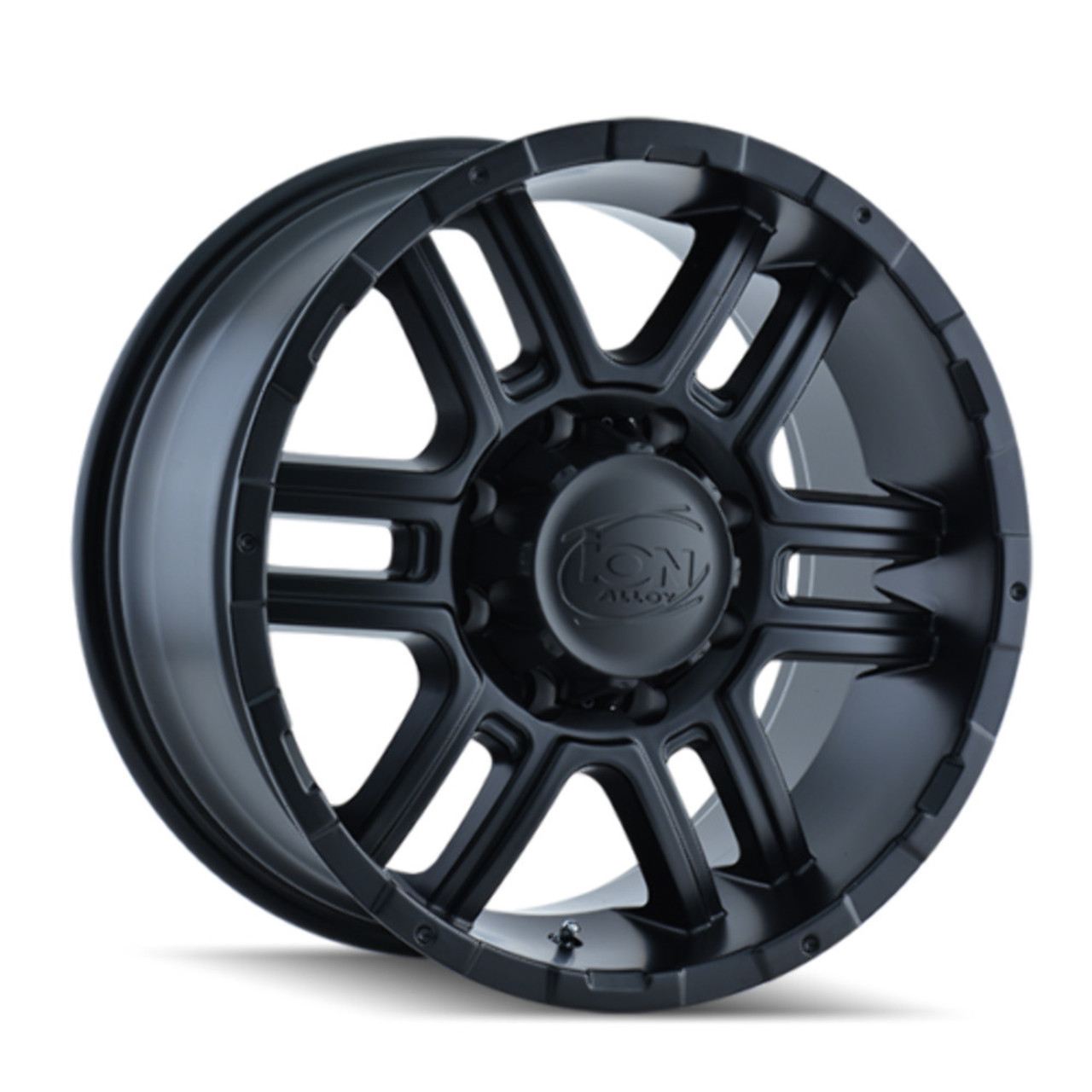 16" Ion 179 16x8 Matte Black 6x4.5 Wheel 10mm Rim For Nissan