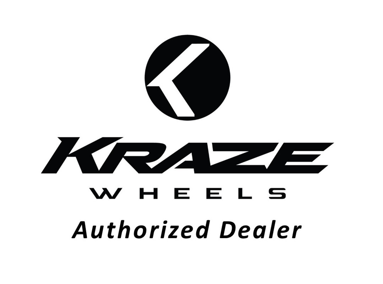 18" Kraze Spinner 18x8 Black Machined 5x112 Wheel 40mm Performance Rim