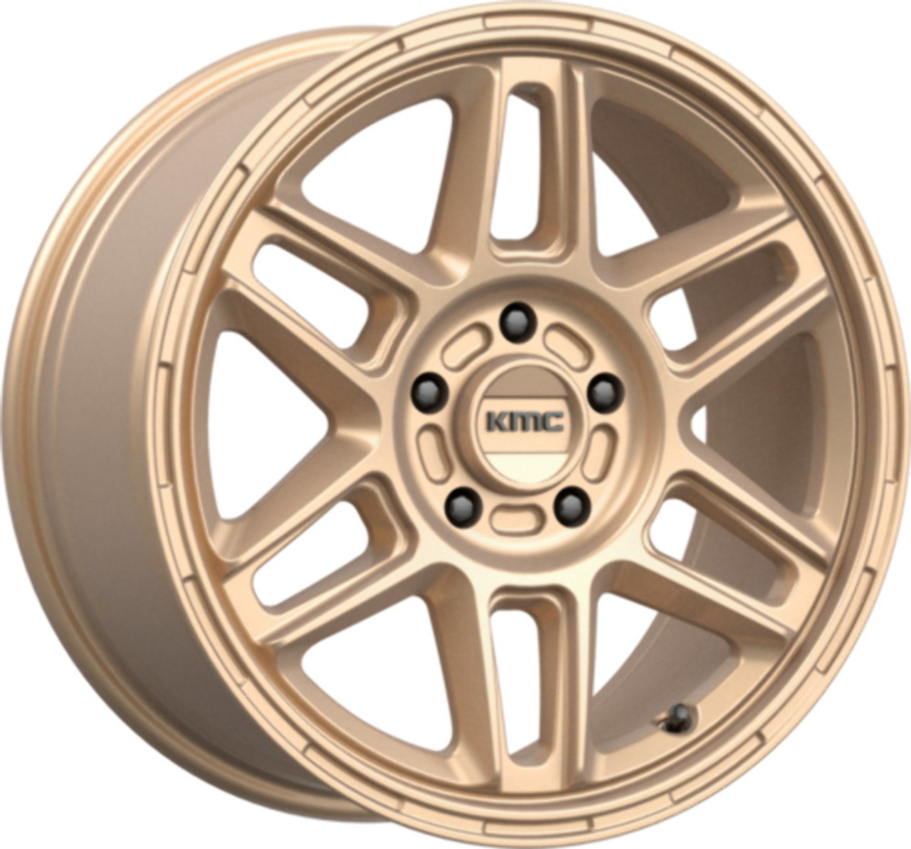 Set 4 KMC KM716 Nomad 17x8 5x120 Matte Bronze Wheels 17" 38mm Rims