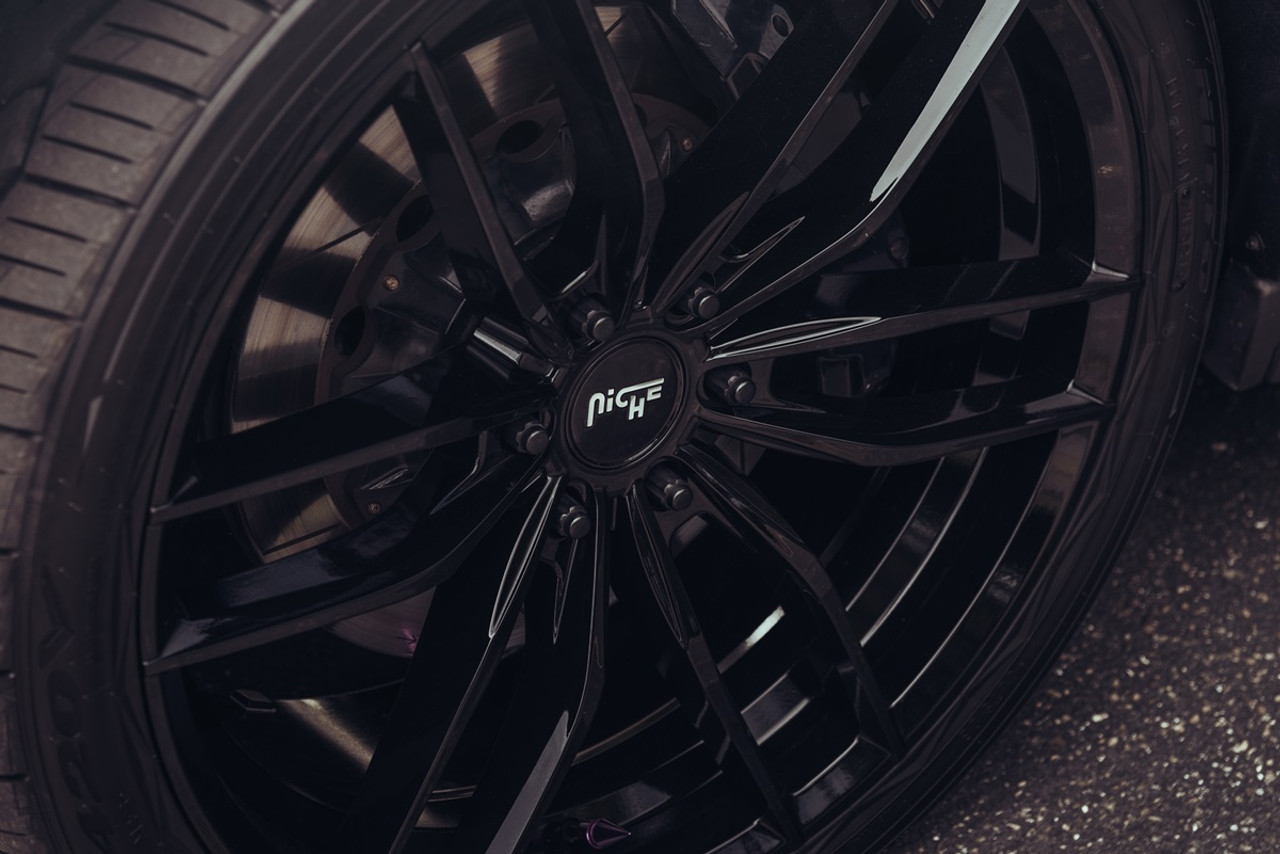 Niche 1PC M209 Vosso 20x9 6x5.5 Gloss Black Wheel 20" 20mm Rim