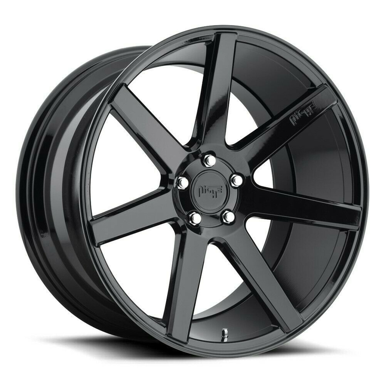 Set 4 Niche M168 Verona 19x8.5 5x4.5 Gloss Black Wheels 19" 35mm Rims