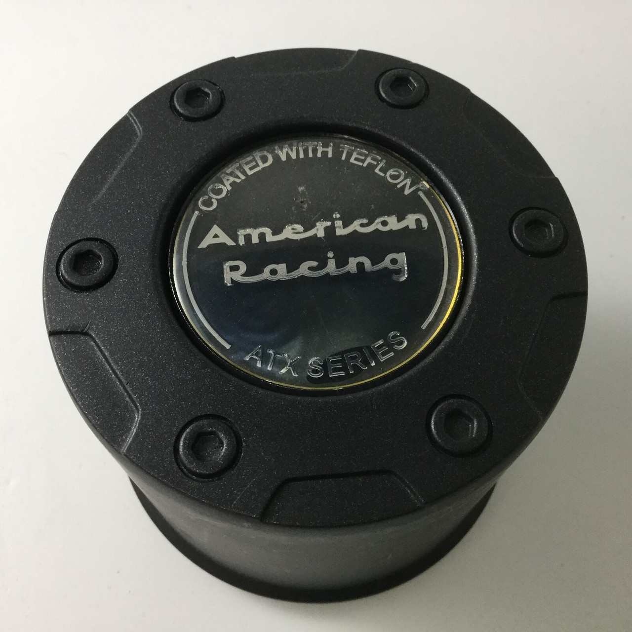 American Racing ATX 3.42" DIA Black Center Cap Teflon 1342106017