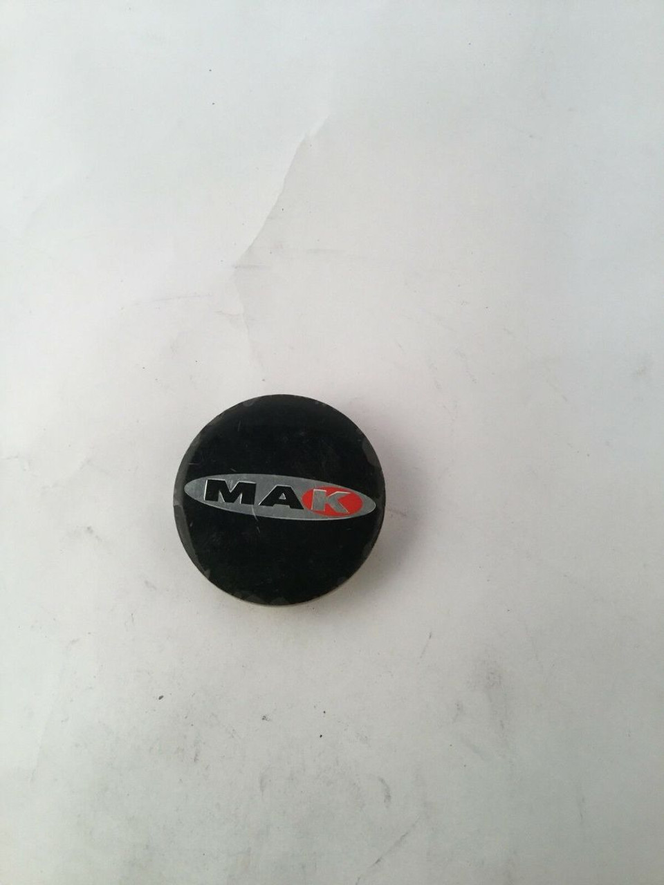 MAK Aftermarket Wheel Center Hub Cap Gloss Black Finish 2" Diameter MAK1