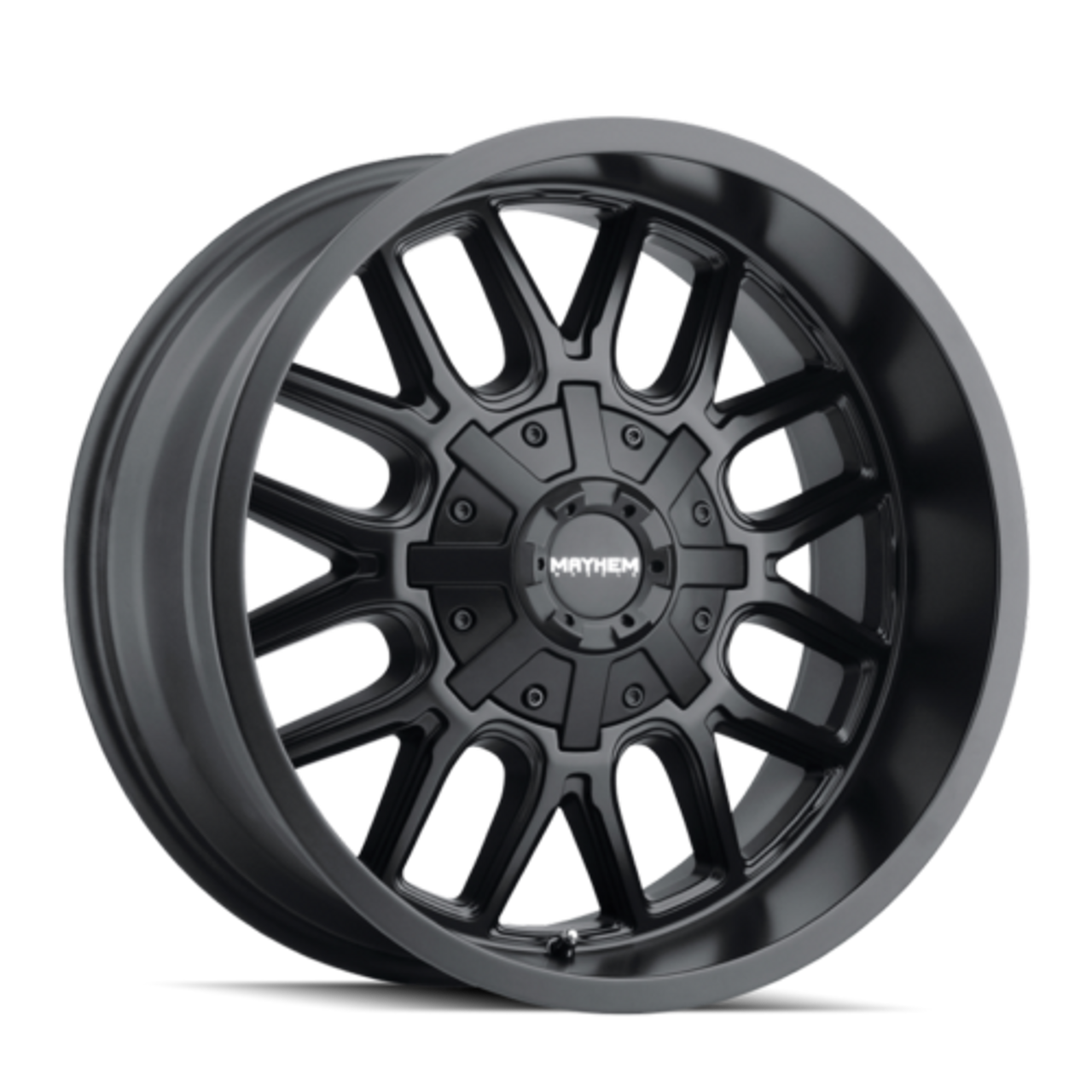 Set 4 18" Mayhem Cogent 18x9 Matte Black 5x5 5x5.5 Wheels 0mm For Jeep Dodge Rim