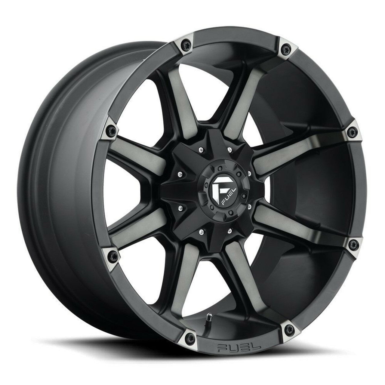 Set 4 20" Fuel D556 Coupler 20x10 8x170 -12mm Wheels Matte Black Double Tint Rim
