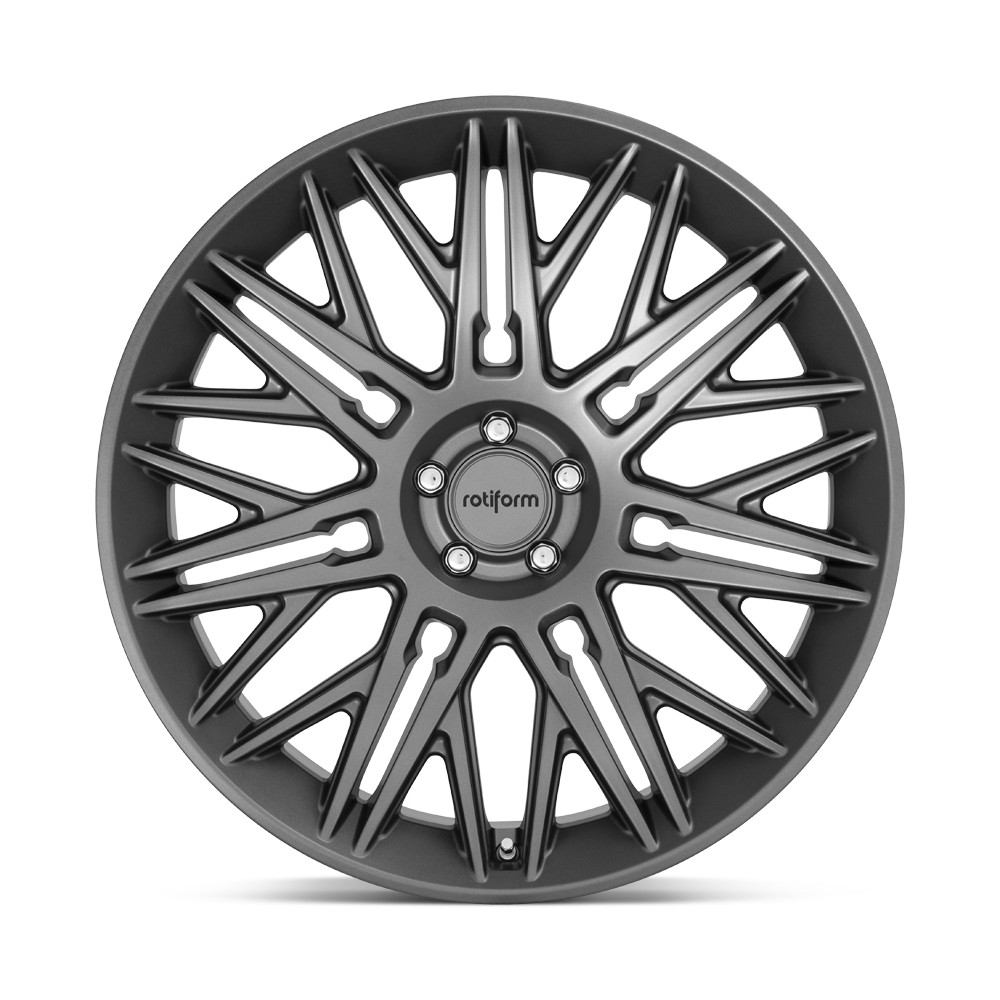 Set 4 Rotiform R163 Jdr 22x10 6x5.5 Matte Anthracite Wheels 22" 30mm Rims