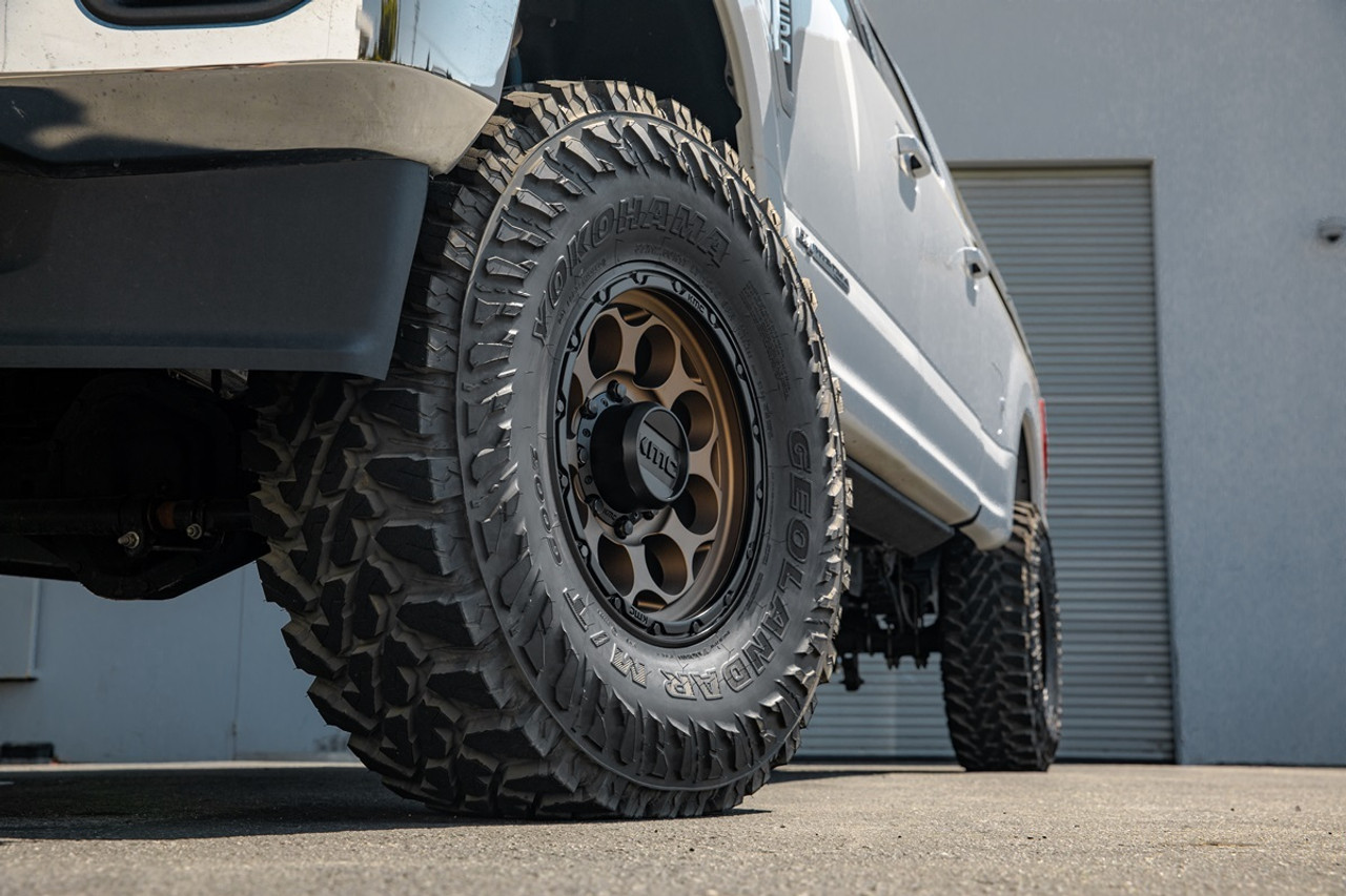 Set 4 KMC KM541 Dirty Harry 17x9 5x5 Matte Bronze With Black Wheels 17" -12mm
