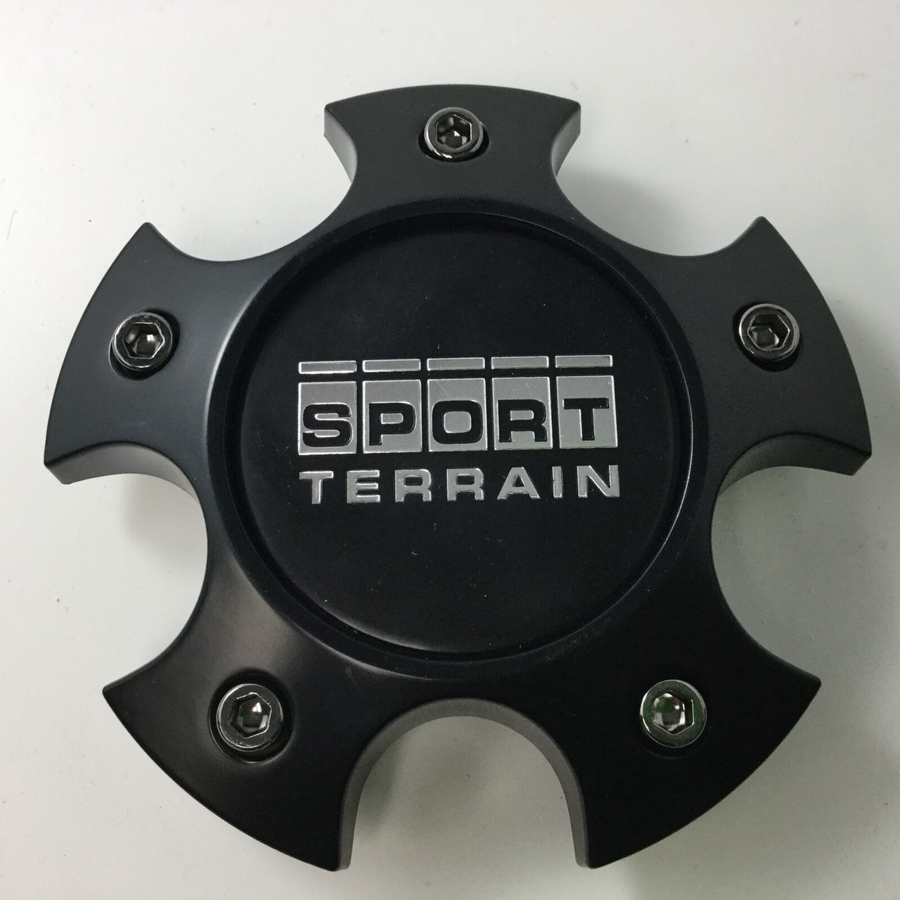 Sport Edition Sport Terrain 5 Lug Painted Black Center Cap TK-5HNB w/cosmetic screws