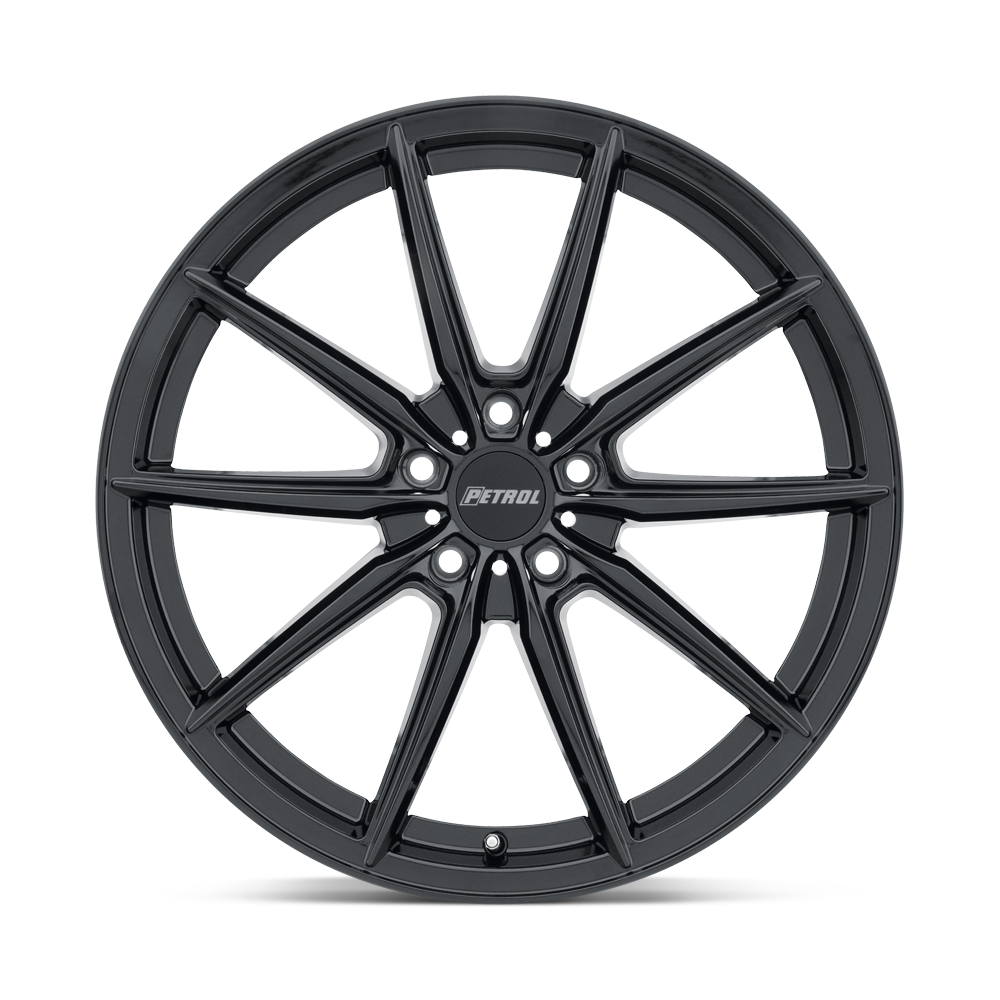 Set 4 20" Petrol P4B 20x8.5 5x4.5 40mm Gloss Black Wheels Sedan Coupe SUV Rims