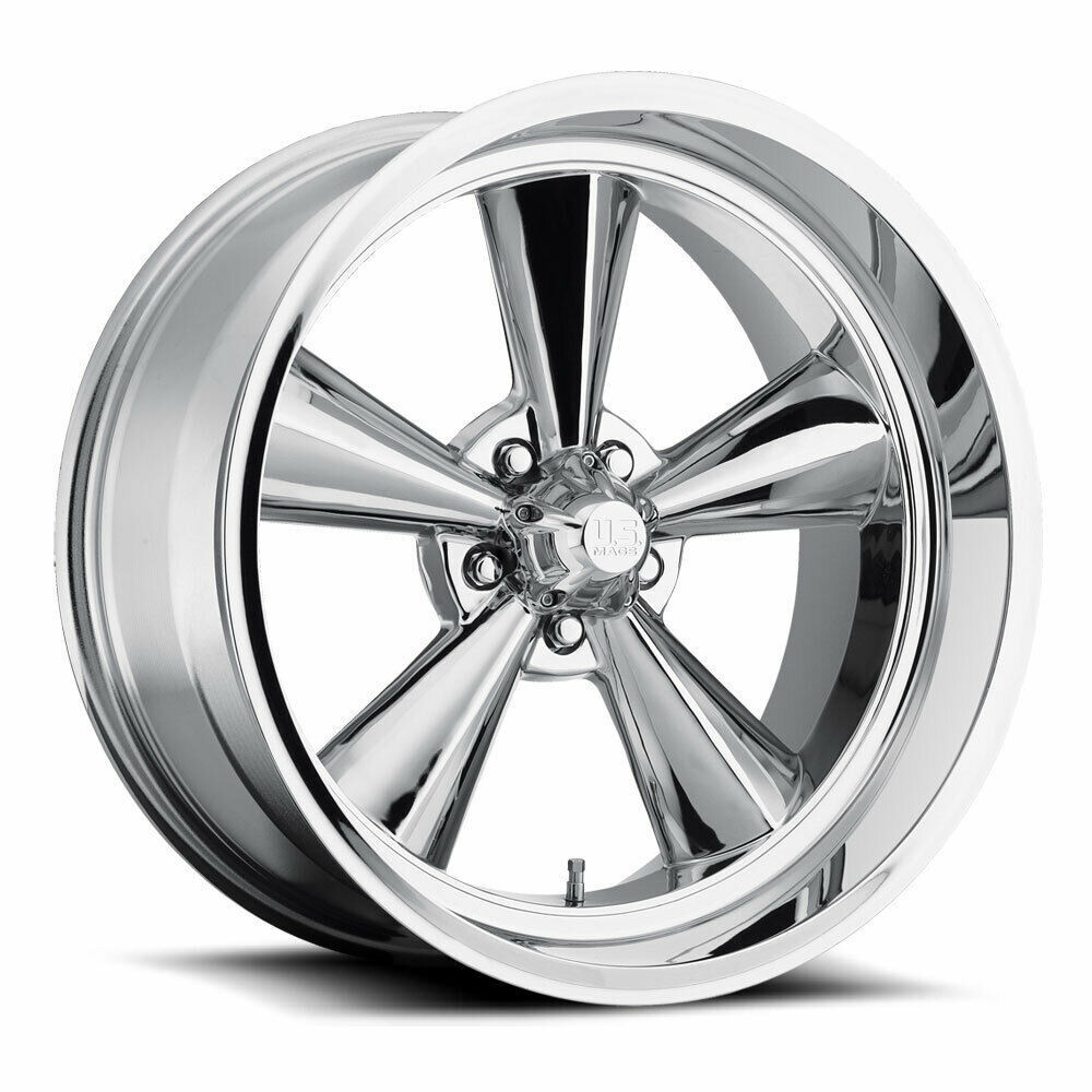 Set 4 US Mag U104 Standard 17x7 5x4.5 Chrome Plated Wheels 17" 1mm Rims
