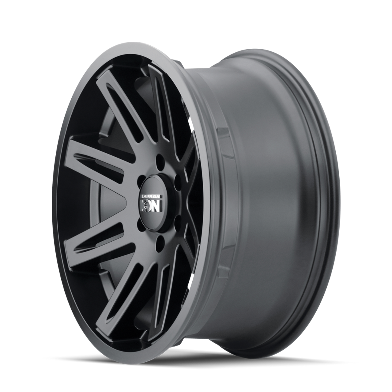 17" Ion 142 17x9 Matte Black 5x5 Wheel -12mm Rim