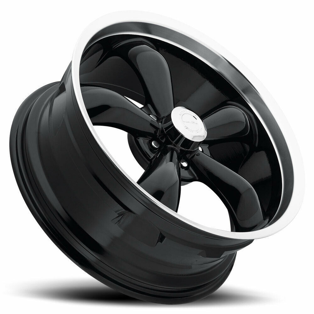 Set 4 18" Vision Muscle 142 Legend Black Machined Lip 18x8.5 5x4.5 Rims 10mm