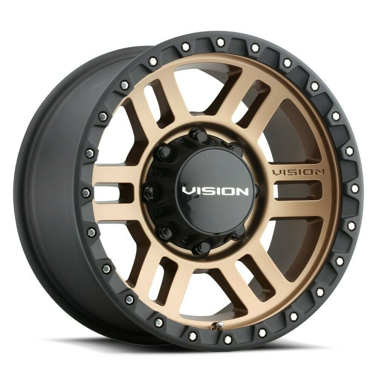 Set 4 18" Vision Off-Road 354 Manx 2 Bronze Wheels 18x9 8x6.5 Truck Rims 12mm